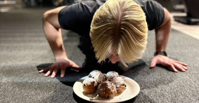 Oliebollen of burpees? Hoe je eind december loslaat zonder terugval in januari